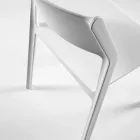 Stackable Dining Room Chair in Colored Polypropylene, 4 Pieces - Abelia Viadurini