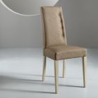 Cloud Ecoleather Dining Room Chair Made in Italy 2 Pieces - Marta Viadurini