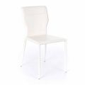 Metal Dining Room Chair Upholstered in Leatherette, 4 Pieces - Titty