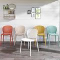 Dining chair made of polypropylene with a modern design 4 pieces - Blake