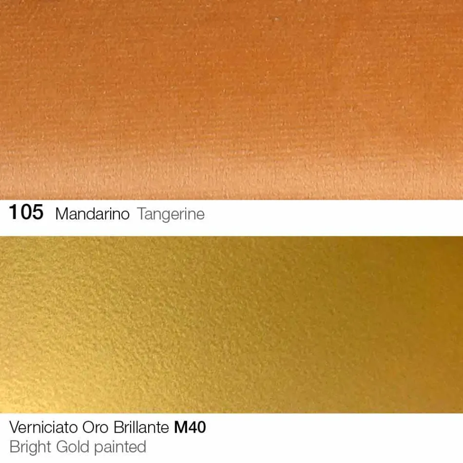 Fabric Dining Room Chair with Gold Legs Made in Italy - Marchesi Viadurini