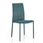 Modern fabric dining room chair made in Italy, Porzia Viadurini