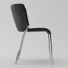 Dining Room Chair Covered in Ecoleather Made in Italy - Giulia Viadurini