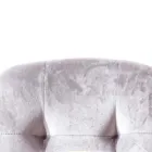 Stain-resistant Velvet Upholstered Dining Room Chair, 4 Pieces - Kylie Viadurini