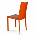 Modern design dining room chair, H88,5cm, Africa, made in Italy Viadurini