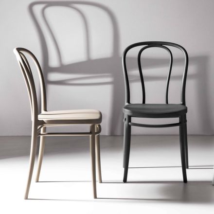 Dining Room Chair in Polypropylene Stackable Up to 10 Units, 4 Pieces - Gaya Viadurini
