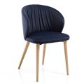 Dining Room Chair in Elegant Modern Design Fabric - Reginaldo