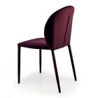 Dining Room Chair Upholstered in Velvet Made in Italy 4 Pieces - Victory Viadurini