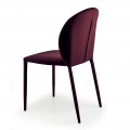 Dining Room Chair Upholstered in Velvet Made in Italy 4 Pieces - Victory