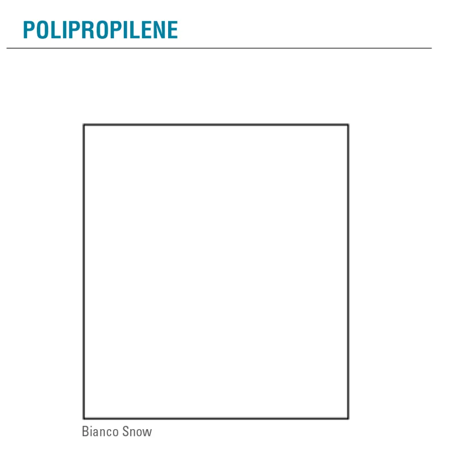 Living Room Chair in Wood and Polypropylene Made in Italy, 4 Pieces - Marbella Viadurini