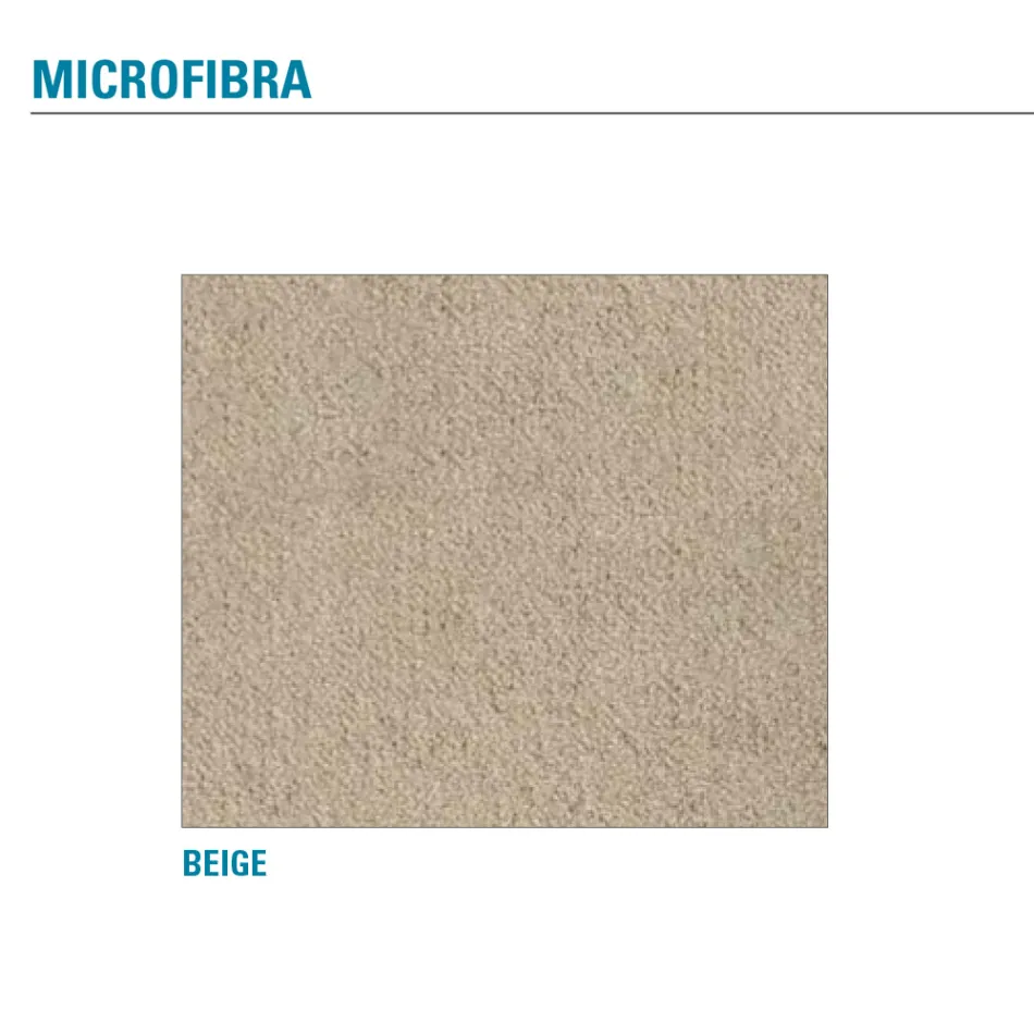 Metal Living Room Chair and Microfiber Seat Made in Italy, 2 Pieces - Fabiola Viadurini