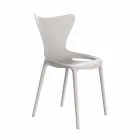 Stackable Design Garden Chairs in Polypropylene 4 Pieces - Love by Vondom Viadurini
