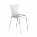 Stackable Design Garden Chairs in Polypropylene 4 Pieces - Love by Vondom
