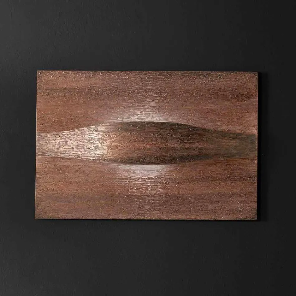 Selene Art &amp; Light applique with handmade textured panels Viadurini