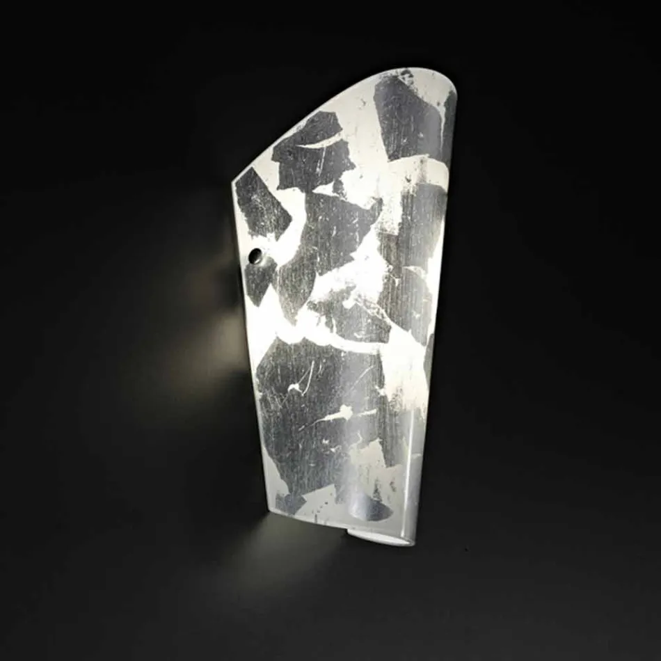 Selene Bloom handmade glass wall light in Italy 12x11 H28cm Viadurini