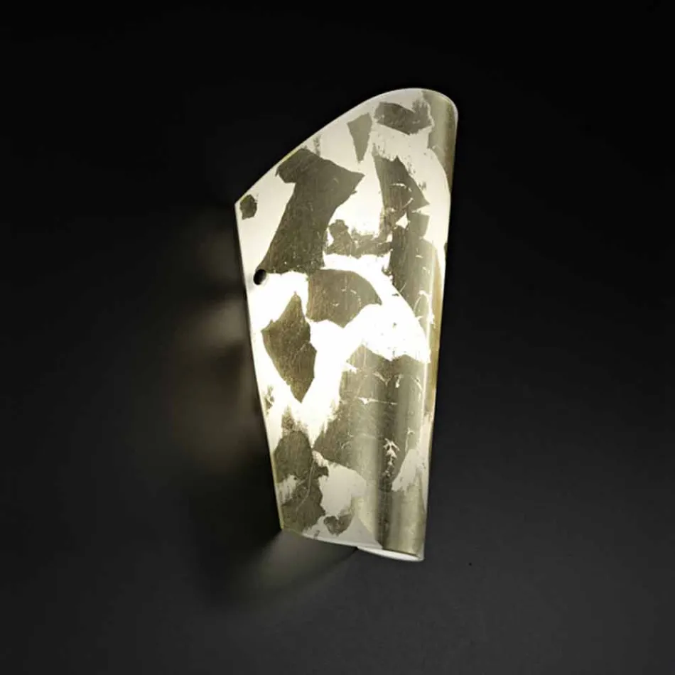 Selene Bloom handmade glass wall light in Italy 12x11 H28cm Viadurini