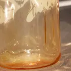 Selene Bossa Nova table lamp Ø10 H 26cm in blown amber glass Viadurini