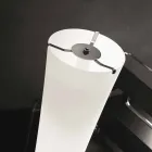 Selene Hourglass blown glass floor lamp Ø36 H175cm Viadurini