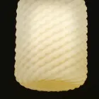 Selene Domino blown glass pendant lamp Ø21 H 27/140 cm Viadurini