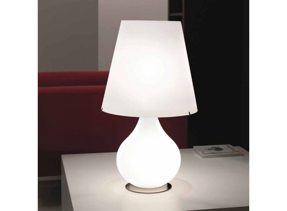 Selene Forever table lamp in blown glass Ø41 H 72cm Viadurini