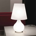 Selene Forever modern table lamp made of blown glass, Ø41 H 72cm 
