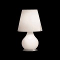 Selene Forever white lamp, made in Italy Ø24 H41cm, modern design