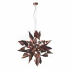 Selene Ginger pendant lamp in metal made in Italy Ø80 H200cm Viadurini