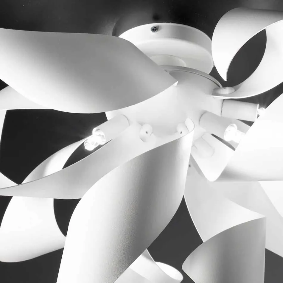 Selene Ginger metal ceiling lamp produced in Italy Ø50 H35cm Viadurini