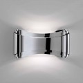 Selene Ionica wall lamp, made in Italy 30x10xH16 cm, glass and steel 