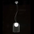 Selene Kluvi pendant lamp made of blown glass, Ø19 H 27/150cm