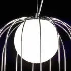Selene Kluvì blown glass pendant lamp Ø33 H 41/150 cm Viadurini