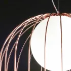 Selene Kluvì blown glass pendant lamp Ø54 H 70 / 200cm Viadurini