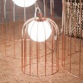 Selene Kluvì modern cage lamp, made of glass and metal, Ø19 H 27cm