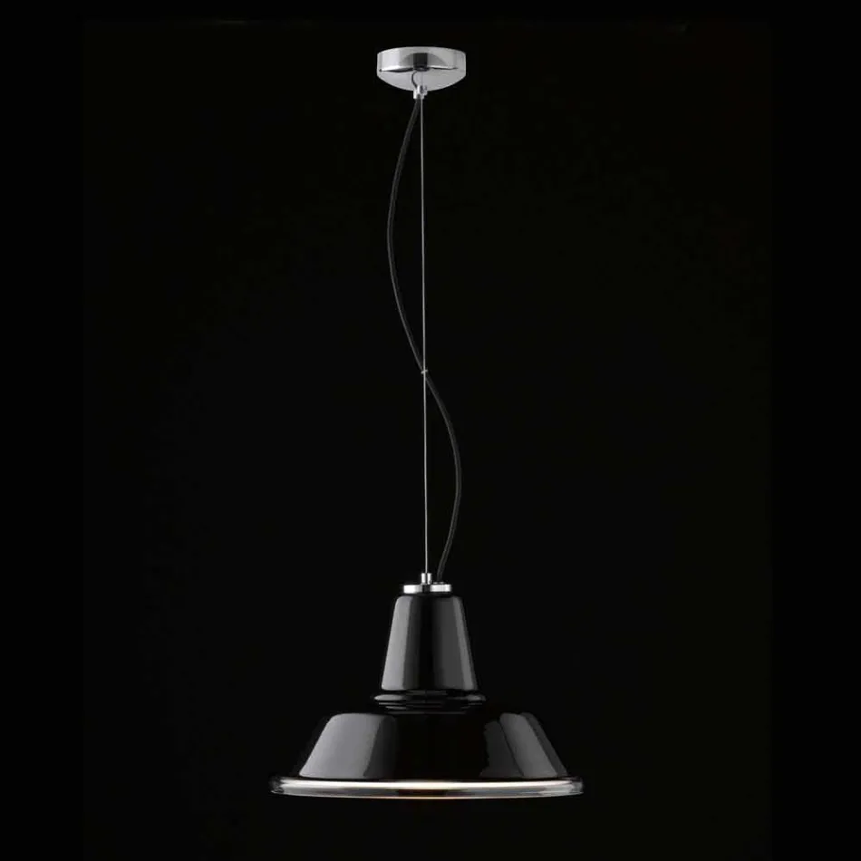 Selene Lampara blown glass pendant lamp Ø37 H 24/140 cm Viadurini