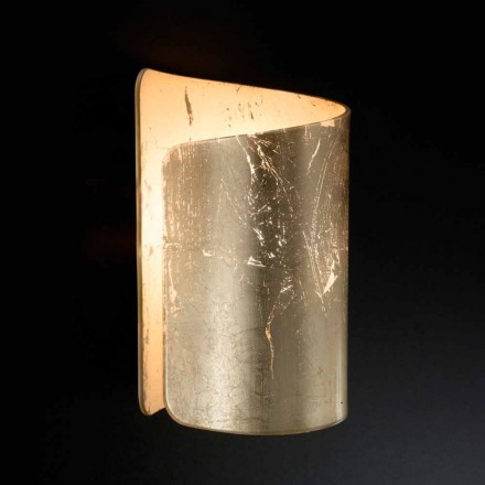 Selene Papiro modern design crystal wall light made in Italy Viadurini