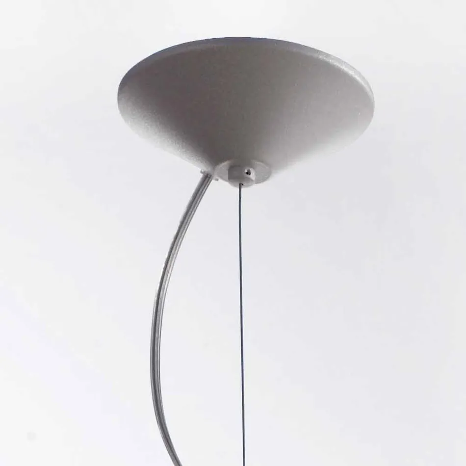 Selene Papiro modern pendant lamp in crystal Ø15 H 125cm Viadurini