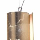 Selene Papiro modern pendant lamp in crystal Ø15 H 125cm Viadurini