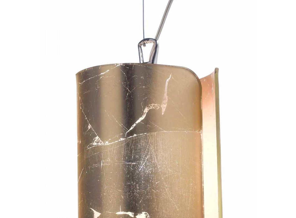 Selene Papiro modern pendant lamp in crystal Ø15 H 125cm Viadurini