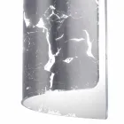 Selene Papiro modern pendant lamp in crystal Ø15 H 125cm Viadurini