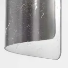 Selene Papiro ceiling lamp in crystal Ø15 H30cm, made in Italy Viadurini