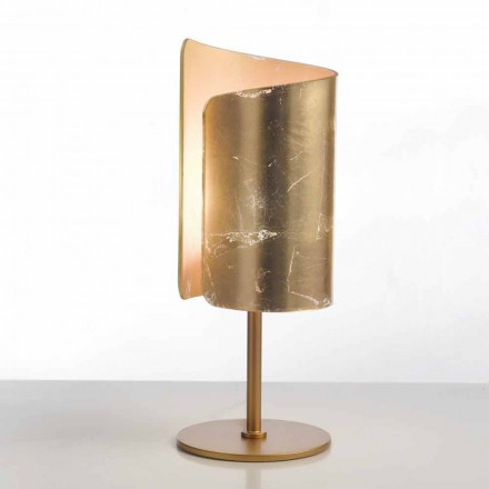 Selene Papiro design table lamp in crystal Ø15 H38cm Viadurini