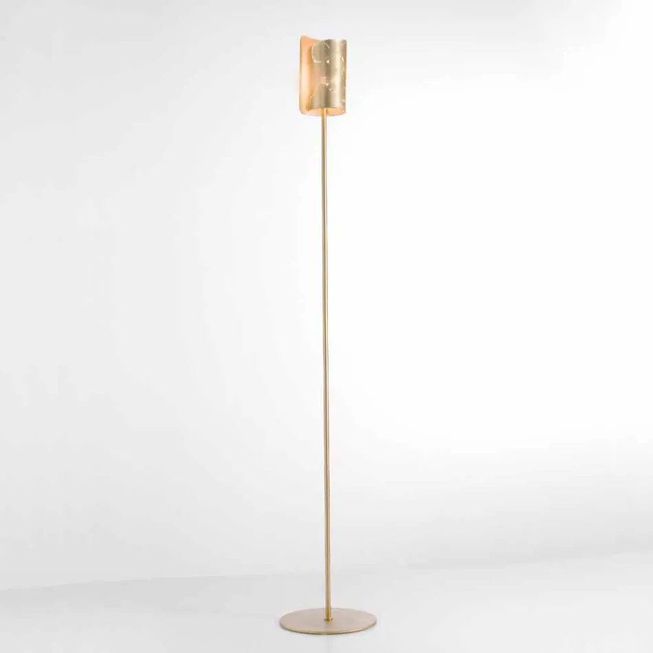 Selene Papiro design floor lamp in crystal Ø15 H 180cm Viadurini