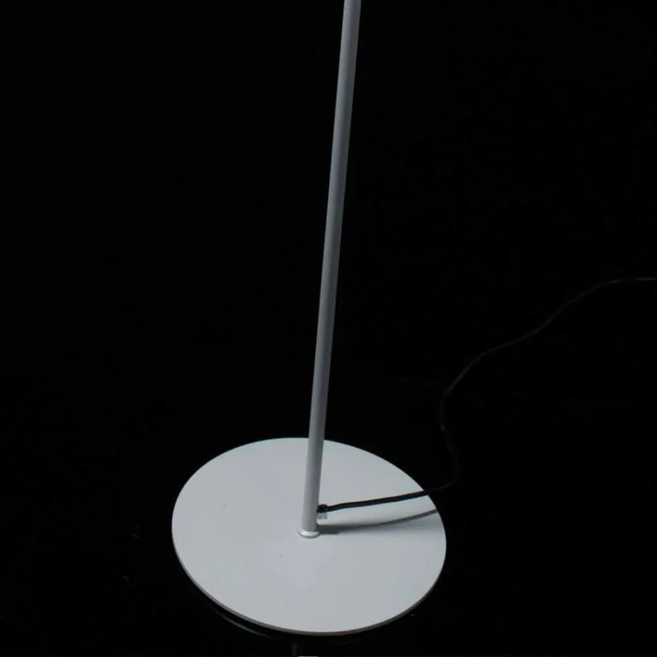 Selene Papiro design floor lamp in crystal Ø26 H185cm Viadurini