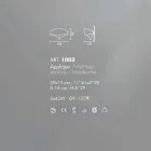 Selene Scudo modern wall lamp made in Italy 29x15xH16 cm Viadurini