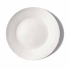 Set of 24 White Porcelain Dinner Plates of Classic Design - Romilda Viadurini