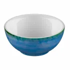 Service 6 Ice Cream Bowls and 2 Bowls in Colored Porcelain - Rurolo Viadurini