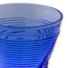 Colored Glass Water Glasses Set 6 Pieces Particular Design - Sarabi Viadurini