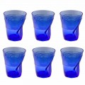 Colored Glass Water Glasses Service 12 Pieces Particular Design - Sarabi