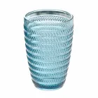 Modern Glass Drinkware Set in Decorated Glass 12 Pieces - Mix Viadurini