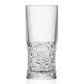 Highball Glasses Service in Eco Crystal Audace Decoration 12 Pieces - Ritmo